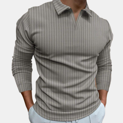 Langarm-Poloshirt für Herren