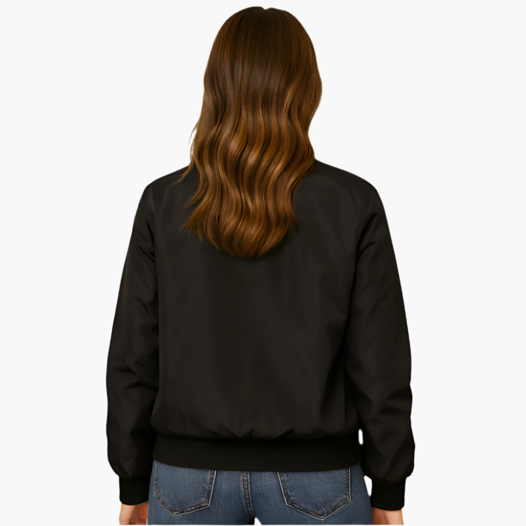 Damen Bomberjacke mit langen Ärmeln