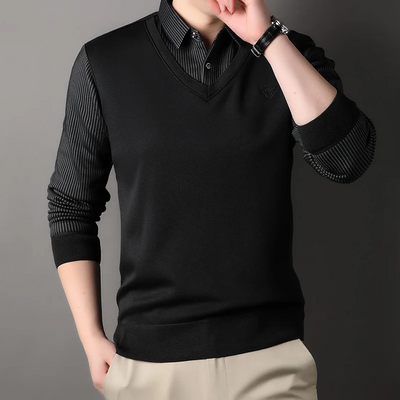 Morten | Pullover mit Kragen und weichem Innenfutter