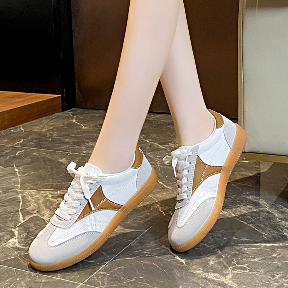 Round Toe Flats Sneakers