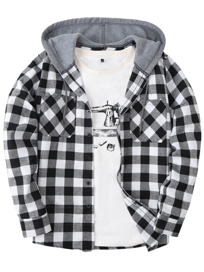 MAX HOODIE FLANELLJACKE