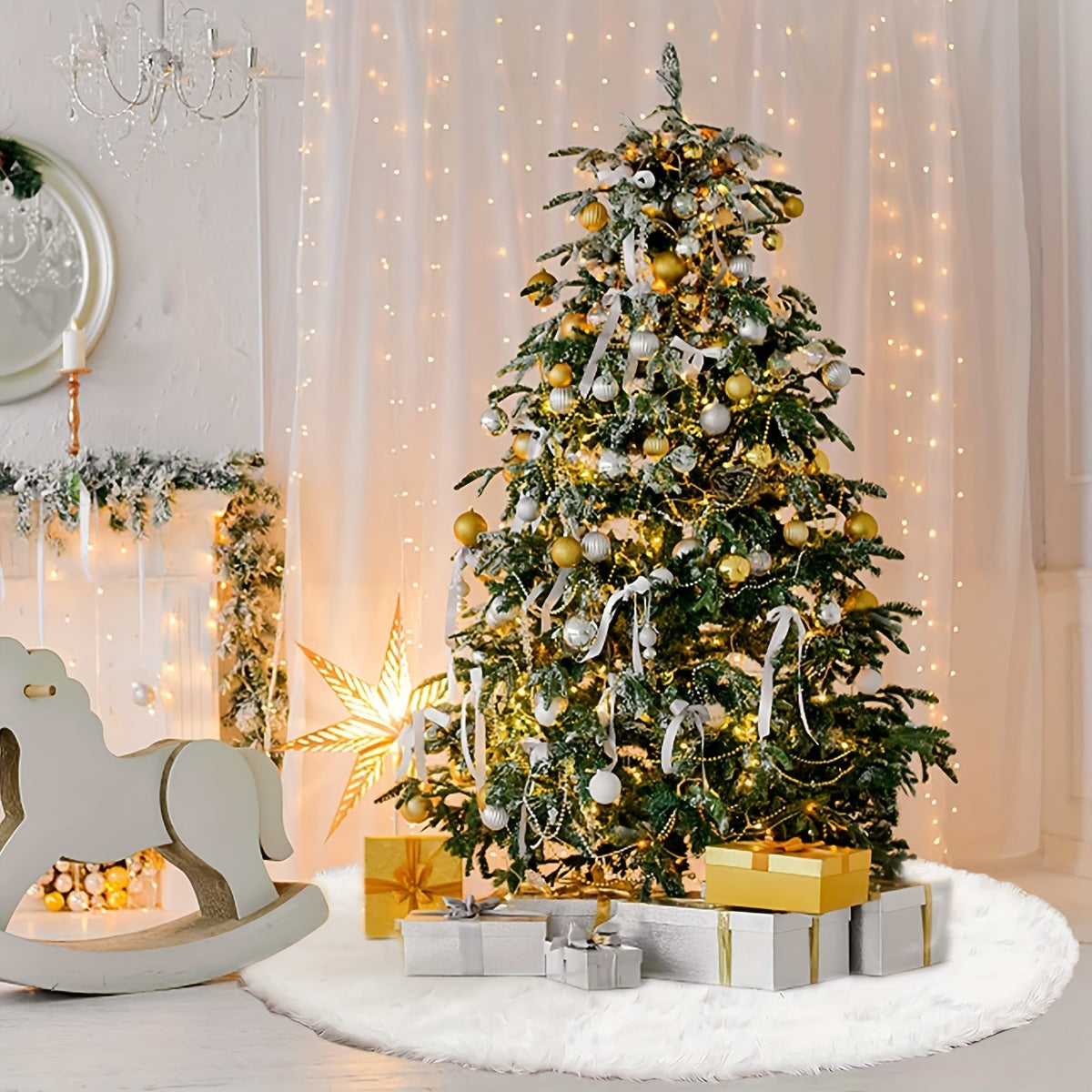 Luxuriöser Weihnachtsbaumrock