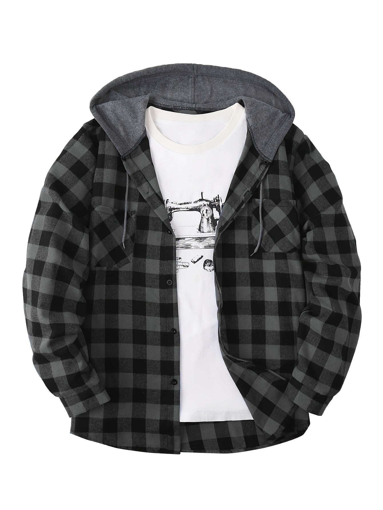 MAX HOODIE FLANELLJACKE