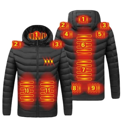 FrostGuard™ Mobilheizjacke | USB-heizbare Funktion für ultimativen Komfort