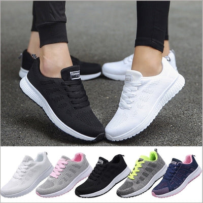 Sneaker für Damen - Trendy Bequeme Sommerschuhe für breite Füße