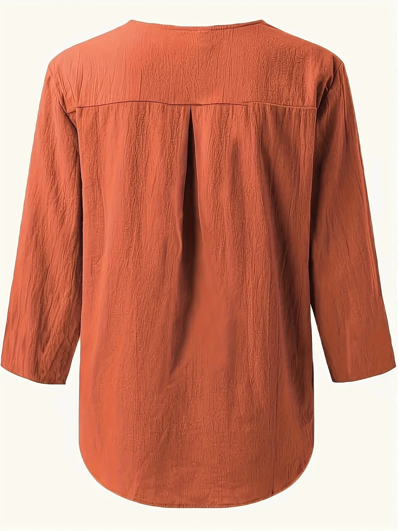 Mykaela – Lässige Bluse Aus Baumwolle Und Leinen