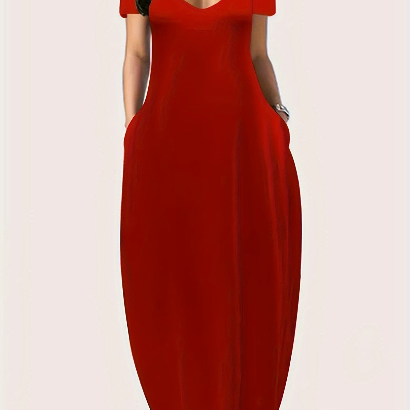 Schlichtes Maxikleid für Damen