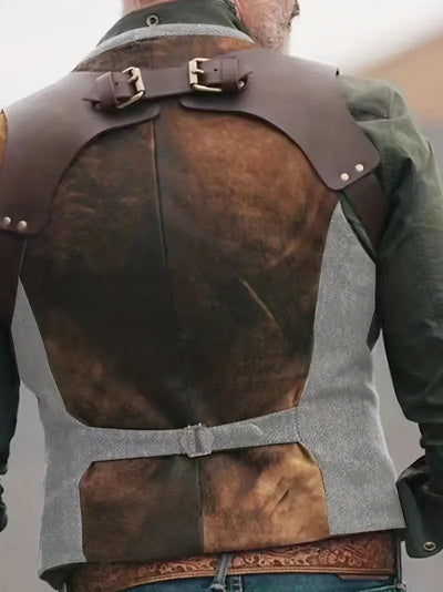 Trachtenweste für Herren - Vintage Gilet-Weste mit Schulterholster