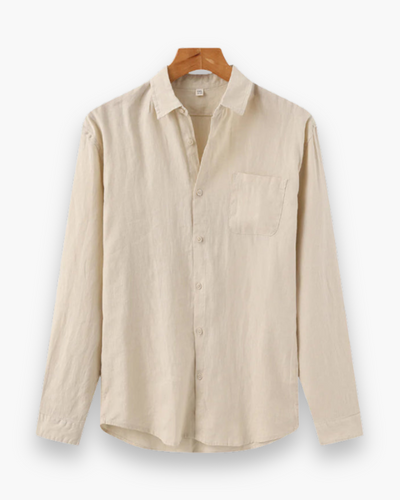 Herren Lässiges Leinenhemd | Atmungsaktiv & Locker