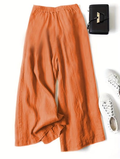 Schicke Weitbeinige Hose für Damen