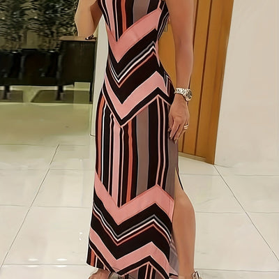 Maxikleid mit Seitenschlitz für Damen