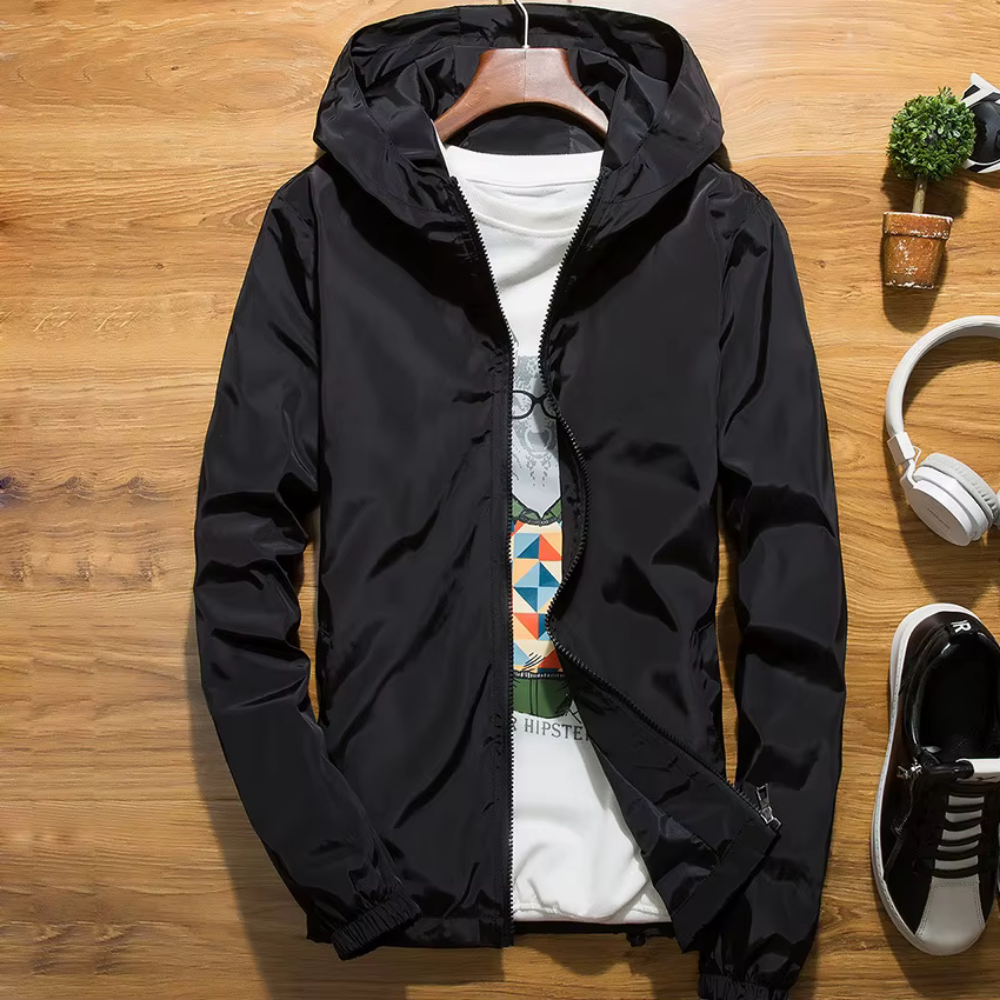 Goren - Winddichte Jacke für Herren mit Kapuze - leicht, funktional & stylisch.