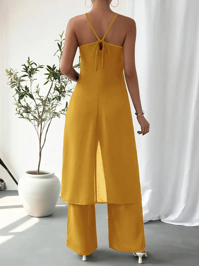 Eirini - Eleganter ärmelloser Zweiteiliger Satz