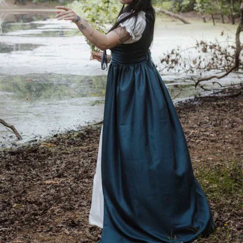 Irish Style Off-Shoulder Dress