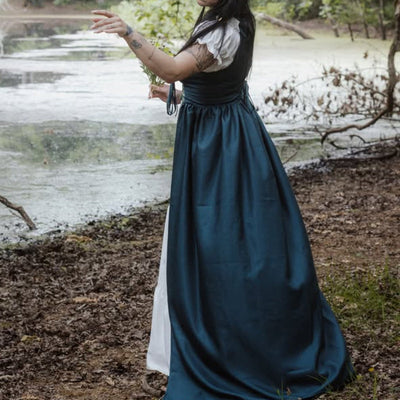 Irish Style Off-Shoulder Dress