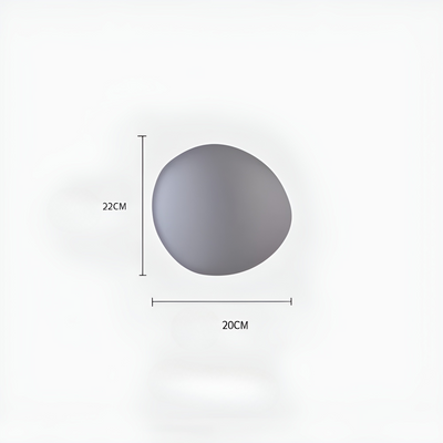 LED Wandleuchte in Kieselstein Design– Dekoratives nordisches Design für Wohnzimmer & Flur