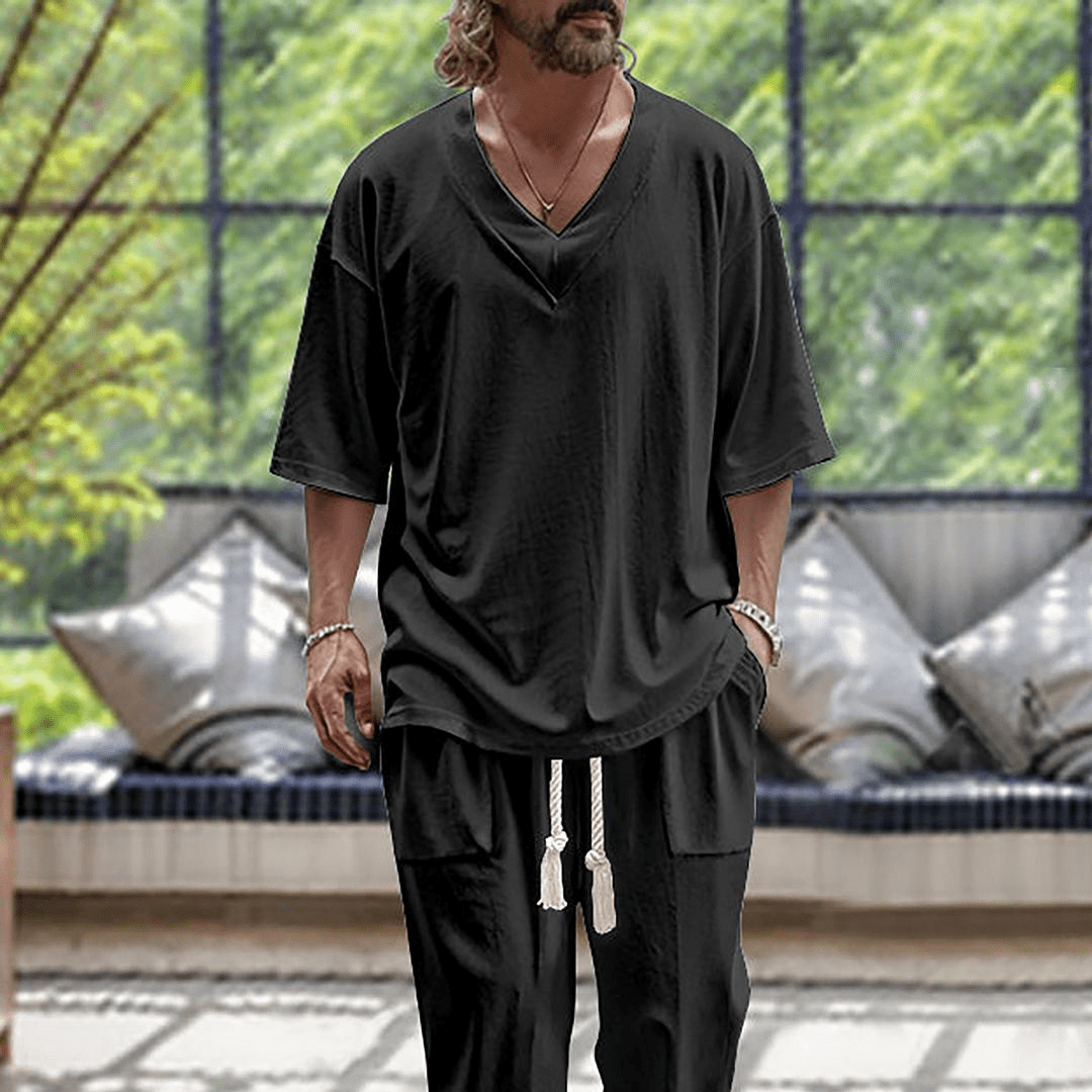 Meletios – Zweiteiliges Set Mit Kurzen Ärmeln