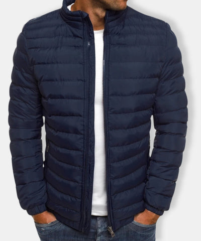Herren Stepp Reißverschluss Jacke | Langarm