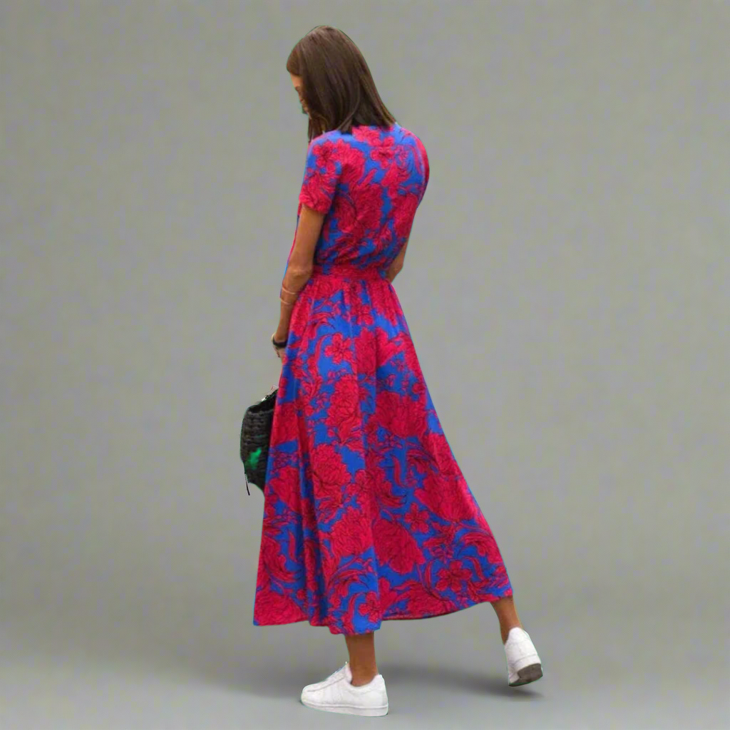 Gloria| Bequemes Damenkleid aus Premiumstoff für Sommer