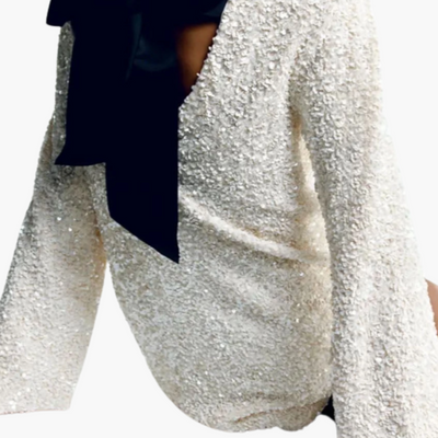 Mini-Kleid für Damen mit Pailletten-Details für besondere Anlässe