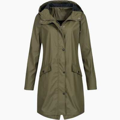 Kapuzierter Parka mit Taschen für Damen