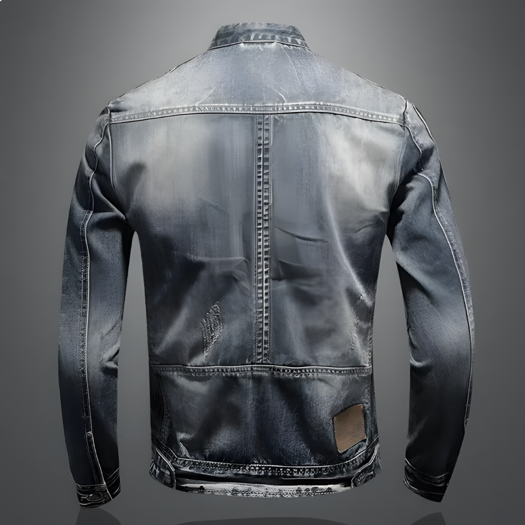 DenimTraum | Zeitlose Biker-Jeansjacke für stilvolle Abenteuer