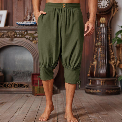 Retro Style Pirate Cotton Linen Pants