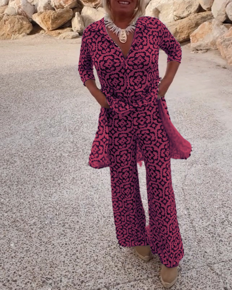 MARA ZWEITEILIGES SET MIT VINTAGE PRINT