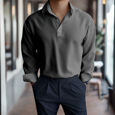 Langarm-Polo für Herren – Rayanor