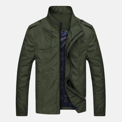 Übergangsjacke für Herren - Wasserdichte Sommerjacke mit Kragen