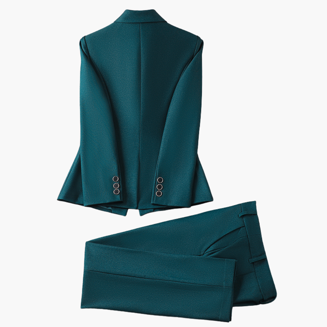 Elegantes Damen Blazer-Ensemble mit Hose - Klassisches Design