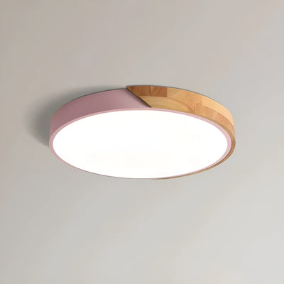LED-Deckenlampe aus Holz – Skandinavisches Design | Warmes Licht für Wohnräume