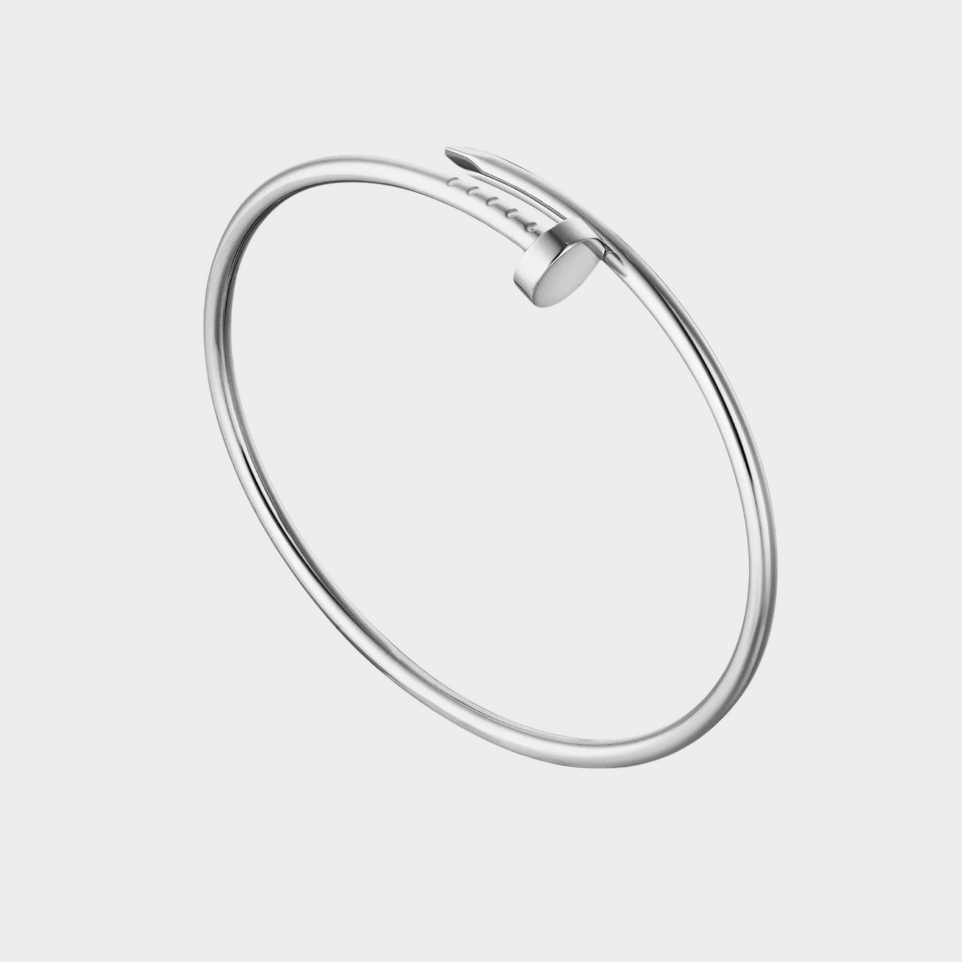 NAIL ARMBAND DÜNN | SILBER