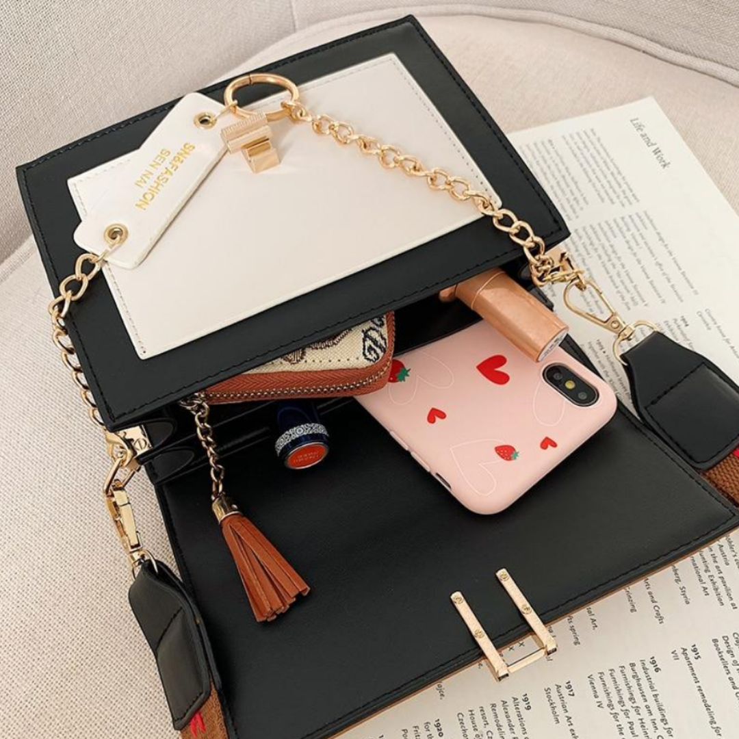 Stilvolle Umschlagtasche SN&F | Luxuriöse Handtasche mit Smartphone-Fach