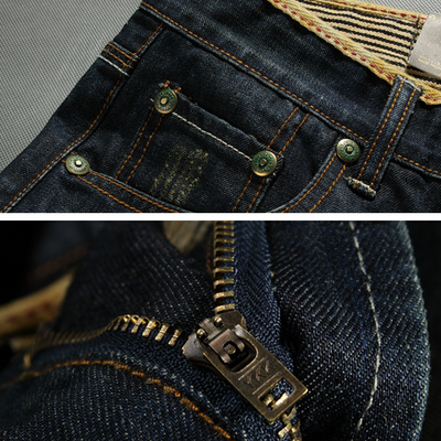 Eleena - Grat Notleidend Jeansstoff Shorts