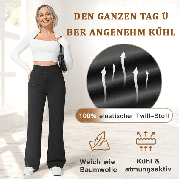 Nina Hohe Taille Stretchhosen