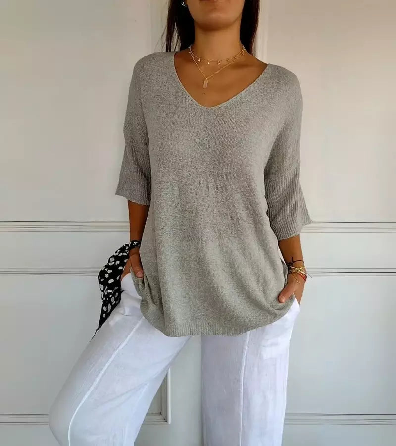 Lucia Vielseitiges Gestricktes Top für Damen