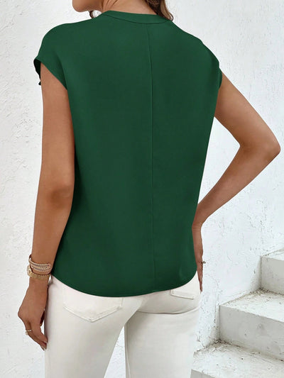 Marquita - Sommerliches Lässiges Hemd Mit Kurzen Ärmeln Und Taschen