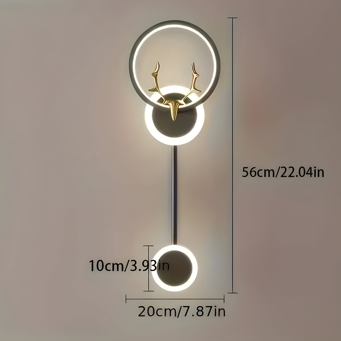 ModiGlow Light - Moderne LED-Wandleuchte mit Dual-Kopf-Design