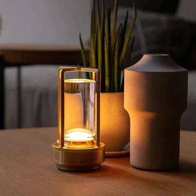 KristallGlanz Laterne | Elegante LED-Beleuchtung mit Touch-Technologie