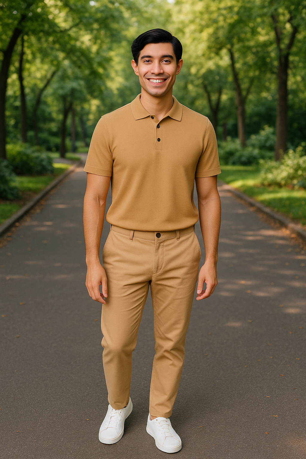 Calvian – Das coole kurzarm-polo für moderne männer mit niveau