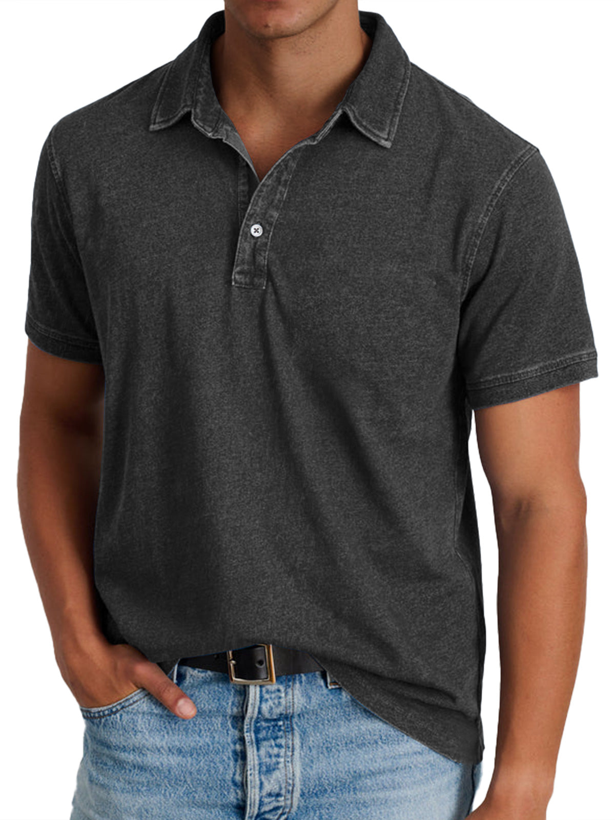 George | Herren-Poloshirt mit Kragen