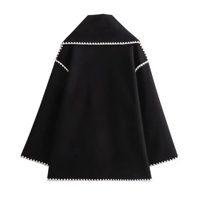 Heidi-Mode | Lockere Jacke mit Schalquasten