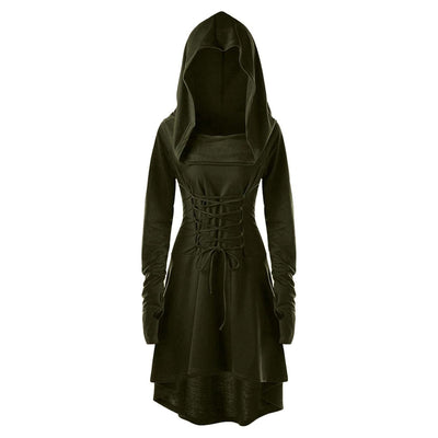 Medieval Fantasy Hooded Dress