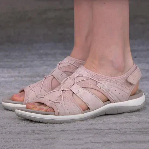 Damen Bequeme Sandalen Mit Offener Spitze | Lässig