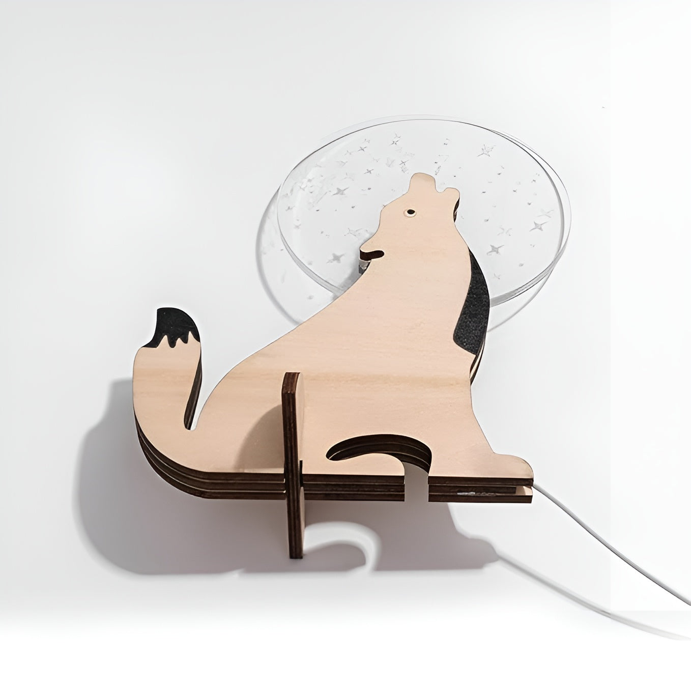 Kinderlampe aus Holz- Warmes, Weiches Licht für gemütliche Abende