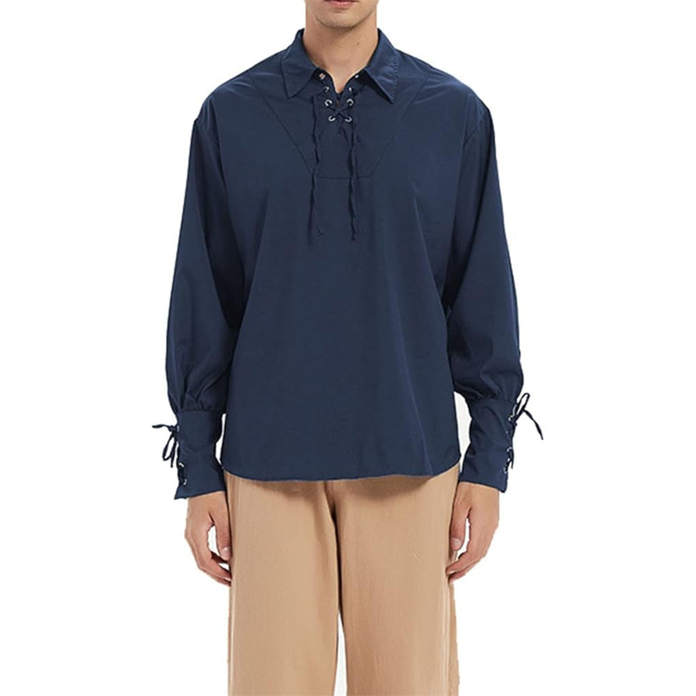 Pirate Style Tunic Drawstring Desing