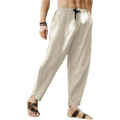 Retro Style Pirate Pants Elastic Waistband Design