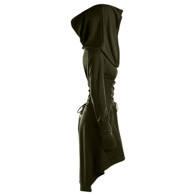 Medieval Fantasy Hooded Dress