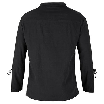 Pirate Style Lace-up Design Shirt